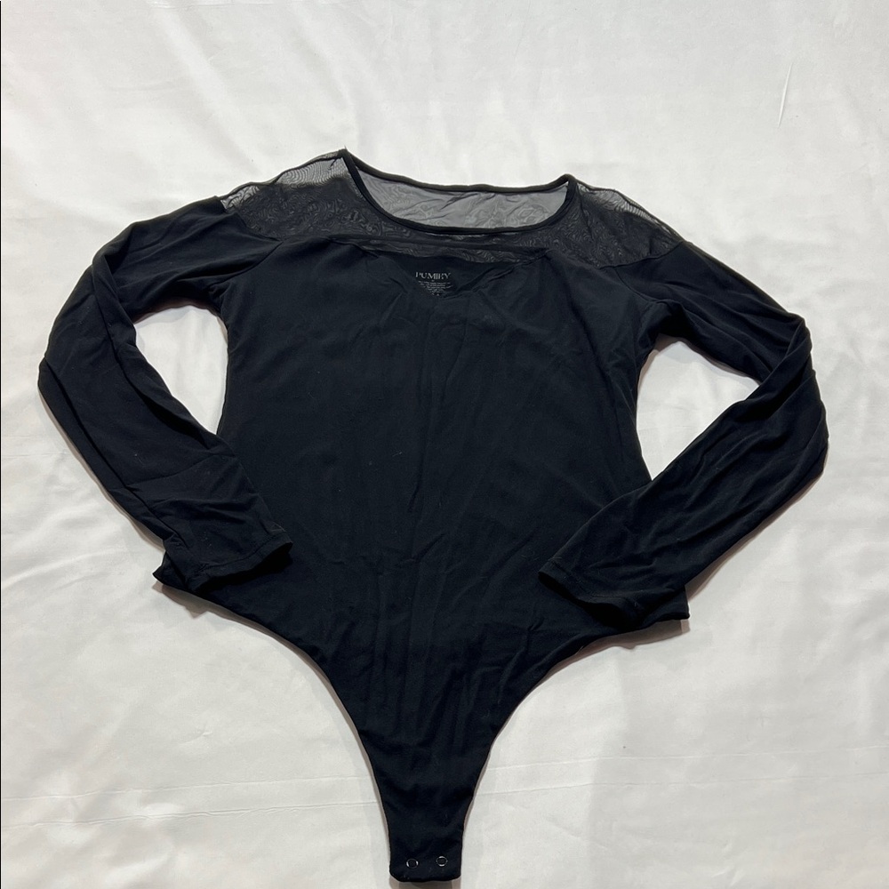 Pumiey bodysuit with sheer panel size M - Picture 2 of 10